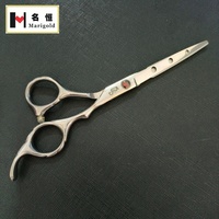 Cockscomb ensemble d'outils de coiffure professionnels ciseaux de Salon de beauté de haute qualité 6CR13 bord convexe en acier inoxydable cheveux à pointe émoussée