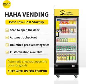 HAHA DC-360D-USスマート冷蔵飲料自動製造機245ボトル容量タッチカードリーダープラスチック材料360 <span class=keywords><strong>mini</strong></span> - Product Image 6