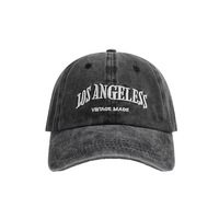 Gorra de Béisbol de Estilo Retro Unisex, Ajustable, de 6 Paneles, 100% Algodón, Lavada, con Bordado de Letras
