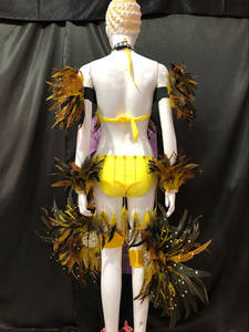 Apertura di piume di carnevale Performance di danza a squadre Costume da Samba copricapo di piume indiane <span class=keywords><strong>abbigliamento</strong></span> ali <span class=keywords><strong>d</strong></span>'<span class=keywords><strong>angelo</strong></span> - Product Image 2