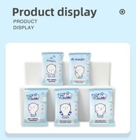 Lingettes désinfectantes écologiques non tissées de qualité bébé, sans alcool, multi-usages, lingettes nettoyantes, paquet de 10, jetables