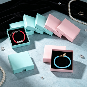 Multi‑Color Square Cardboard <b>Jewelry</b> Gift Box <b>Velvet</b> Inner Tray for Bracelet Ring Earring Custom Paper <b>Jewelry</b> Packaging <b>Boxes</b> - Product Image 5
