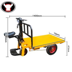 अच्छी गुणवत्ता वाले चार पहियों वाले गोदाम इलेक्ट्रिक ट्रॉली अच्छी कीमत के साथ - Product Image 5