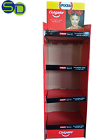 Présentoir en carton POP personnalisé, étagère pour snacks, Chips, boissons, magasin de détail, présentoir au sol