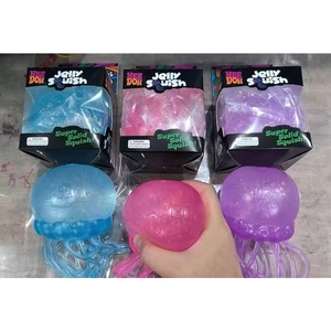 New 2026 TPR Jellyfish Anti-Stress Anxiety Relief Squishy <b>Fidget</b> Toys for Kids 14+ Years Unisex - Product Image 5