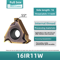 16RM Indexable Carbide Threading Inserts - High Precision Machining Tool for Stainless Steel