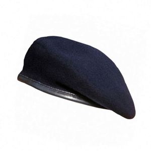 Boina de Lana de Color Verde Sólido para Hombre y Mujer, Venta al Por Mayor de Fábrica OEM - Product Image 4