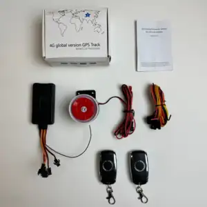 Rastreador Gps con bloqueo de control remoto, sistema antirrobo de sirena para coche, motocicleta, aplicación 4G, seguimiento en tiempo Real TR05