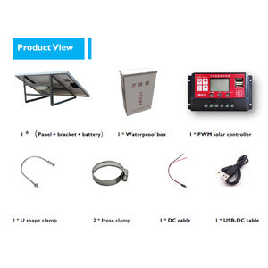 Système photovoltaïque extérieur alimenté par batterie au lithium 12V 200w120ah système d'alimentation de surveillance solaire pour routeurs 4G - Product Image 3