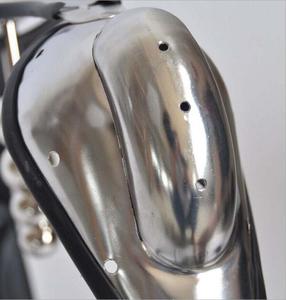 HM Hot Men T-shape Stainless Steel Bondage <strong>Chastity</strong> Belt <strong>Male</strong> With Anal Plug Sexy Understand Pant - Product Image 2