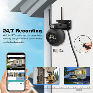 Enster ngoài trời 8X <span class=keywords><strong>Zoom</strong></span> quang giám sát CCTV wifi an ninh Hệ thống <span class=keywords><strong>Camera</strong></span> <span class=keywords><strong>IP</strong></span> mạng Máy ảnh PTZ ống kính kép mạng Máy ảnh - Product Image 6