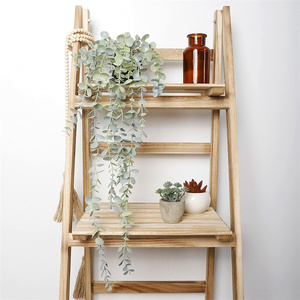 <span class=keywords><strong>Plante</strong></span> <span class=keywords><strong>murale</strong></span> artificielle suspendue, Mandala Eucalyptus, <span class=keywords><strong>plante</strong></span> en pot, lierre vert, couronne de fleurs, plantes décoratives en pot - Product Image 3