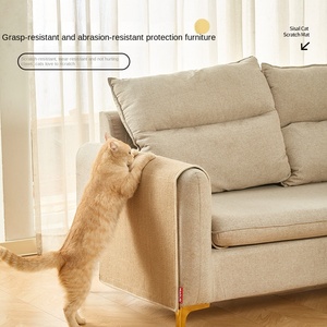 고급 고양이 긁는 매트 긁힘 방지 멀티 사이즈 수직 벽걸이 형 사이잘삼 부스러기-무료 애완 동물 장난감 실내 고양이 긁힘 침대 - Product Image 3