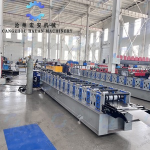 เครื่องขึ้นรูปและเชื่อมคานชั้นวางแบบป้อนอัตโนมัติ HAUAN พร้อมมอเตอร์เกียร์ PLC และลูกปืน-38.5 กิโลวัตต์ 380 โวลต์ ใช้งานง่าย - Product Image 3