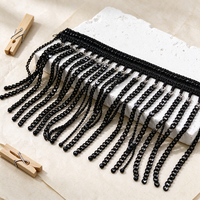 Nouvelle dentelle à franges perlées et sequins 2026 pour lingerie, maillots de bain, robes, décoration de vêtements, bikini