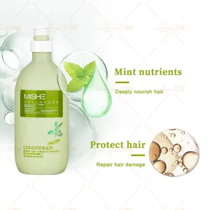 Huati Sifuli MISHE 800ml Japanese Cooling Refreshing Anti Dandruff Herbal Plant Peppermint mint mentha Shampoo And Conditioner