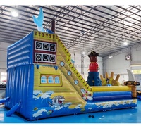 Barco Pirata inflable multijuego, Tobogán, parque de juegos en venta