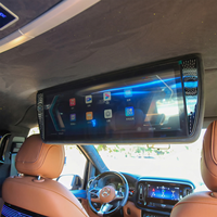 Accessoires intérieurs pour fourgonnette exécutive portable Dingkong Vito, sièges capitaine en cuir caramel, LED ciel bleu |   Fabricant OEM sur mesure