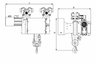 Palans électriques à câble en acier anti-explosion de type NRS, certifiés CE, haute résistance, haute vitesse, 5T, NUCLEON