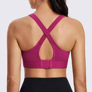 Sujetador Deportivo Sin Costuras de Alta Sujeción para Mujer, Impresión Personalizable en la Parte Delantera, Transpirable, de Secado Rápido, Talla Grande, Cuello en U, Ligero - Product Image 3