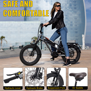 Bicicleta Eléctrica X Pro FUCARE de 750W 48V con Doble Batería de Litio y Gran Autonomía para Adultos, Envío Gratis, Stock ODM/OEM - Product Image 4