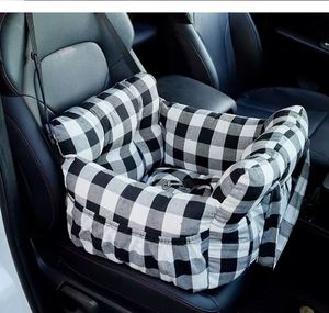 Asiento de Coche para Mascotas, para Perros Pequeños y Medianos, Desmontable y Lavable, Cama Portátil para Gatos, de Poliéster - Product Image 3