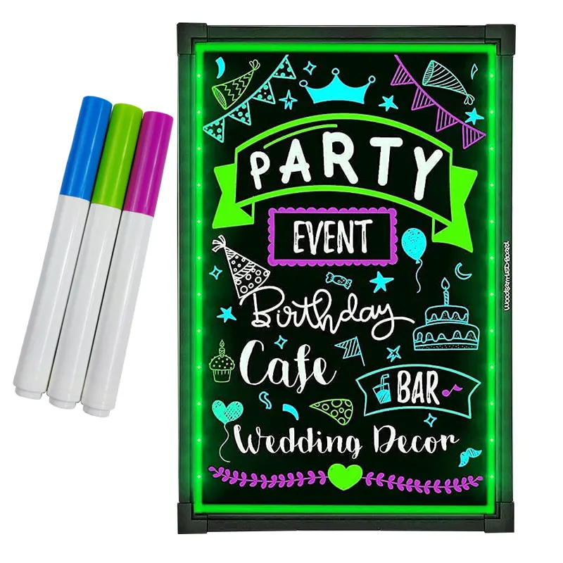 Promotional Marker Sets Non Toxic Chalk Pens Wet Wiped Chalk Markers on Glass and Window