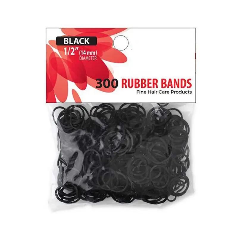 Fábrica de fornecimento direto Elastic Rubberbands Round Black Rubber Band Para Escritório Dinheiro Escola Casa