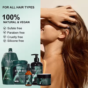 Set de Champú de Queratina con Polipéptidos MELAO OEM, Crema de Tratamiento Capilar Sin Sulfatos, Champú de Queratina Hidratante y Reparador para Cabello Seco y Dañado - Product Image 3