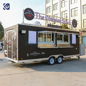 18ft thương mại thực phẩm xe tải nhượng Bộ thực phẩm Trailer trang bị đầy đủ thức ăn nhanh xe tải giỏ hàng Pizza cà phê container cửa hàng - Product Image 1