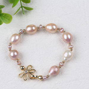 थोक फैशन प्राकृतिक रंग मीठे पानी पर्ल कंगन महिलाओं के लिए - Product Image 3