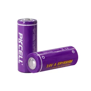 سعر المصنع بطارية ليثيوم حجم 3.6v 4000mah er18505