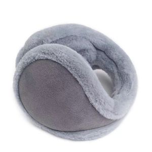 Orejeras de invierno de felpa negra con montaje trasero para mantener el calor para hombres ciclistas - Product Image 2