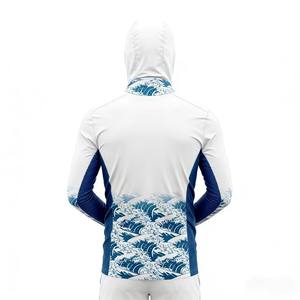 Premium Masked Hooded Sun Protective Unisex Customizable <b>Fishing</b> Hoodie Beach Wear Activewear Apparel <b>Fishing</b> Beach Custom Logo - Product Image 3