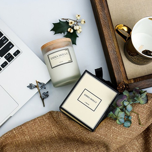 <span class=keywords><strong>Bougie</strong></span> parfumée en verre de cire de soja, 1 pièce, pour décoration de maison, d'anniversaire, personnalisée, vente en gros - Product Image 2