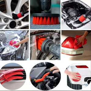 Juego de Cepillos de Limpieza para Auto Portátil de 35 Piezas, Kit de Detallado de Autos para Todas las Superficies, Suministro al por Mayor, Marca ANMA/OEM, 1 Año de Garantía - Product Image 6