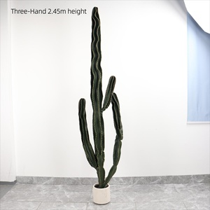 Colonne <span class=keywords><strong>spirale</strong></span> de <span class=keywords><strong>cactus</strong></span> artificiel grand format <span class=keywords><strong>en</strong></span> PU souple, multi-pièces, respectueux de l'environnement, fourni par le fabricant - Product Image 5