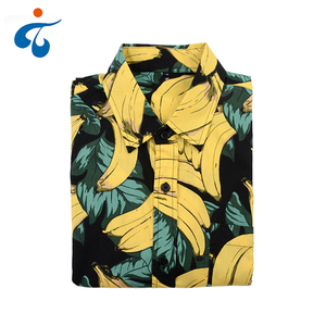 โปรโมชั่นใหม่ เสื้อเชิ้ตฮาวายลายกล้วยสีเหลืองสดใส สไตล์ตลกๆ สำหรับผู้ชาย - Product Image 3