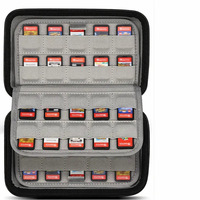 Nouvelle boîte de rangement pour cartes de jeu, très vendue, adaptée à la Switch ou à la PS Vita, sac de rangement rigide pouvant contenir 80 cartes