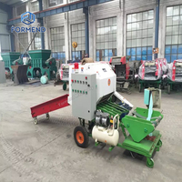 Machine d'emballage économique pour balles de paille, emballage de balles rondes rentable pour les agriculteurs