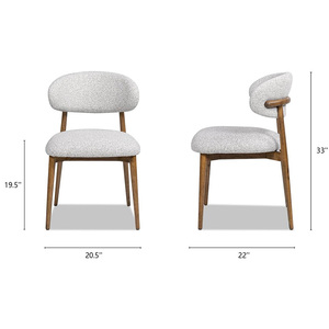 Chaises de Salle à Manger Minimalistes en Bois Massif - Product Image 2