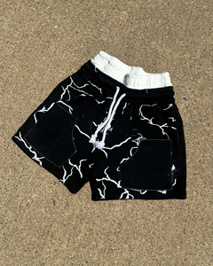 Custom Casual Streetwear Digital Printing <b>Shorts</b> Thick Rope Double Waist <b>Patch</b> Embroidery <b>Men</b> <b>Shorts</b> - Product Image 2