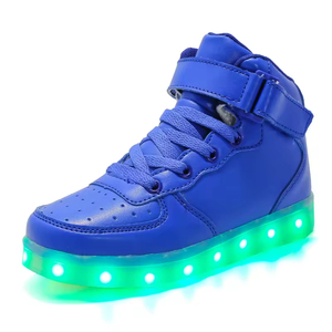 Chaussures de sport à LED haute tige en gros pour hommes et enfants, baskets tendance pour l'été, tailles 25-46, chaussures décontractées pour garçons et filles - Product Image 6