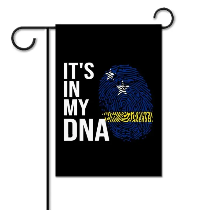 Curacao Garden Flags It's in My DNA Flag Welcome Yard Outdoor Flags for Holiday House Decor 12x18 Inch