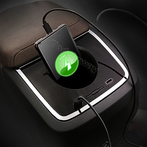 Reposabrazos trasero brillante para coche, caja de almacenamiento, puerto de carga Usb para <span class=keywords><strong>VOLVO</strong></span> Xc60 <span class=keywords><strong>Xc90</strong></span> S60 V60 2021-2024 Modify - Product Image 2
