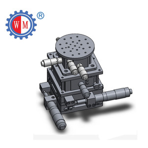 Table d'étape manuelle YZR80-L conçue unique de rotation d'inclinaison de six axes et instruments goniométriques manuels d'optique d'étape OEM de WM Wanming - Product Image 3