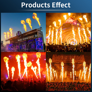 Projecteur de flamme à jet haute performance 8-10m, à l'<span class=keywords><strong>alcool</strong></span> <span class=keywords><strong>isopropylique</strong></span>, machine à feu G/H/L étanche pour événements extérieurs, stades, parcs à thème et spectacles - Product Image 6