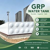 Réservoir d'eau OEM en PRV/FRP/SMC, taille personnalisée, panneau modulaire, direct usine, de 1m³ à 5000m³ pour distributeurs, entrepreneurs et projets