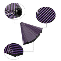 Cubierta Universal de fibra de carbono para palanca de cambios, funda de punto para perilla de engranaje, logotipo personalizado, Cofia