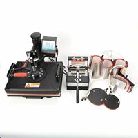 Máquina de Prensa de Calor Digital por Sublimación Multifunción 5 en 1 Manual, Certificada CE, para Tazas, Camisetas y Gorras, ¡Venta Caliente!